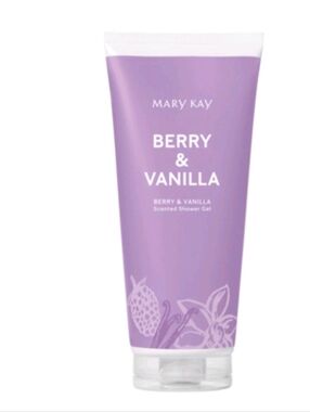 NIB Mary Kay Berry & Vanilla Scented Shower Gel - Purple 6.7 oz/200ml